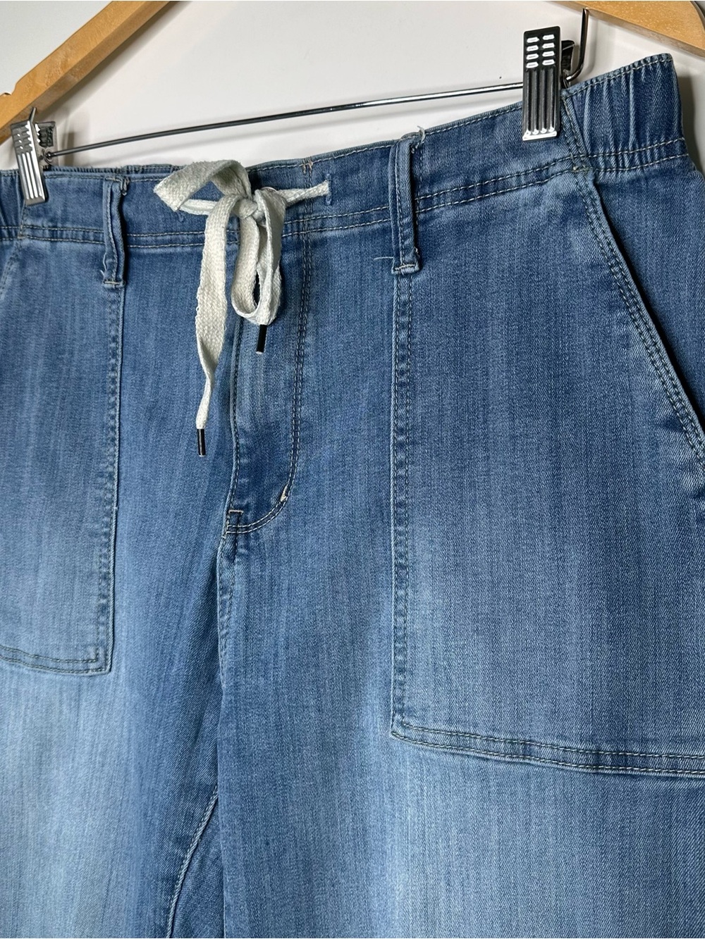 Judy Blue High Waist Elastic Drawstring Jogger Jeans Size 13/31 - Picture 9 of 9
